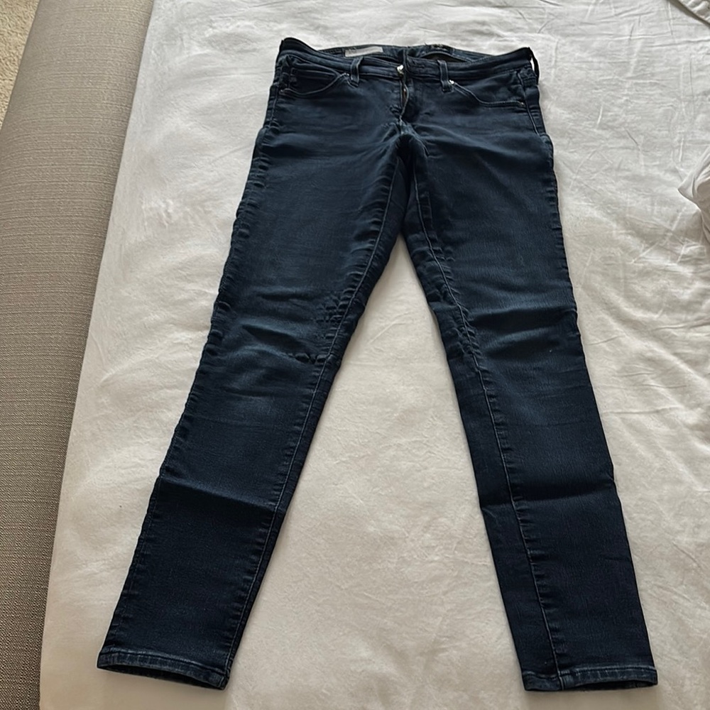 AG Adriano Goldschmied Women's Skinny Jeans - Dark Blue